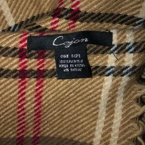 Cejon Accessories - Plaid flannel pattern scarf Cejon Accessories - Plaid flannel pattern scarf